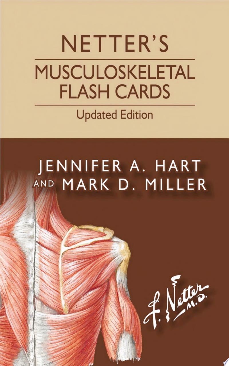 Netter’s Musculoskeletal Flash Cards